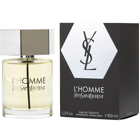 yves saint laurent l homme eau de toilette 3.3 oz|ysl l'homme for men.